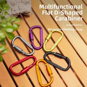 TUJUE | High Quality Thick Locking D-shaped Carabiner 8CM
