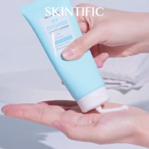 Skintific 5X Ceramide Low PH Amino Acid Cleanser 80ml Hyaluronic Acid Gentle Barrier Repair Facial Wash For Sensitive Skin