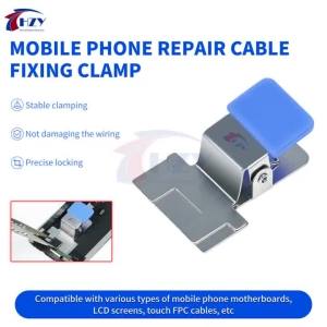 Kẹp Cố Định Cáp Silicon Đa Năng HZY Chống Xước Bảo Vệ Cho Cáp Dải FPC Điện Thoại Dụng Cụ Sửa Chữa Hàn.