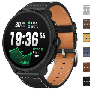 Leather Watch Band 20/22mm For SUUNTO RACE 2 Watches Strap For SUUNTO RACE S/RUN/VERTICAL/3 5 9 PEAK PRO/OCEAN Replace Bracelet