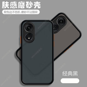 Oppo Reno8T 5G Silicone Phone Case Full Cover Anti-Fall Men Women Transparent Matte Design Protective Shell for CPH2505 Model