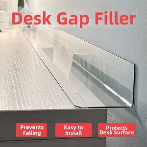 TAOXIAOHE | Drop Preventer L-shaped Filler PVC Transparent Desk Shield