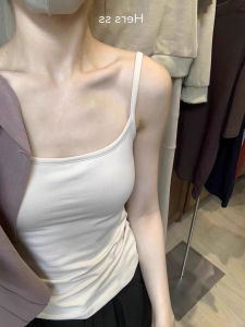 Áo Ngực Dây Mỹ Dành Cho Nữ Mùa Hè 2025 Áo Ngực Lót Đệm Ngực Kiểu Mỹ Áo Vest Đi Làm Thường Ngày Màu Trơn Dài Vừa Phải