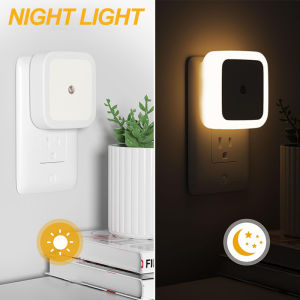 Night Light Night Lights EU Plug into Wall 1-8 Pack Nightlight Plug in Night Light Dusk to Dawn Night Lamp Led (Warm/White)