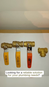 Brass Ball Valve with Lock 1/2"