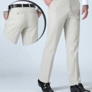 Quần Âu Nam Mùa Hè Chất Liệu Cotton 100% Kiểu Dáng Lịch Lãm Co Giãn Phong Cách Cargo Thích Hợp Cho Công Sở Và Du Lịch