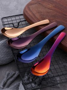 304 Stainless Steel Small Spoon Spoon Iron Spoon Spoon Spoon Spoon Spoon Court Spoon Student Deepening Rice Spoon
