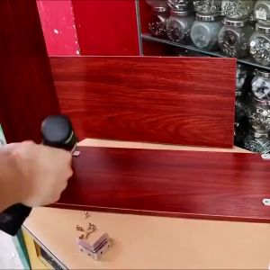 4PCS Angle Bracket Plated L Shape Stainless Steel Shelf Corner Brace Fastener Furniture Board Fixed