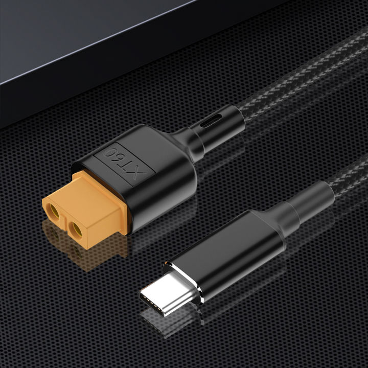 Hengfuntong-Elec 2 Conectores XT60 Macho A Conector Tamiya Hembra Cable Adaptador Con 14 AWG 40