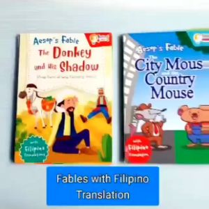 Children's Library - Batang Matalino Aesop Fables Story Books For Kids SET With English Tagalog Translation