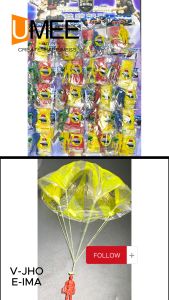 20Pcs Party Gift Parachute Soldier Pad For Party Gift-Lootbag Filler