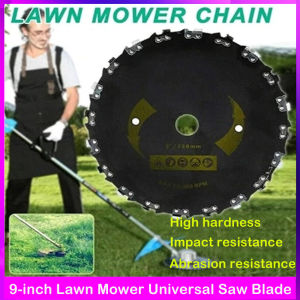 9 inches High-Powered Grass Cutter 10000 RPM Chainsaw Tooth for Gas-powered Trimmers / Brush Cutters with 30cc Engines