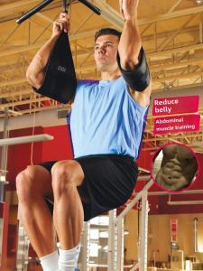 Abdominal Muscle Suspension Belt Hanging Leg Raise Auxiliary Belt Single Bar Pull up Abdominal Trainer Waist Inward Device