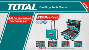TOTAL 228 Pcs Hand tools set THKTHP62287