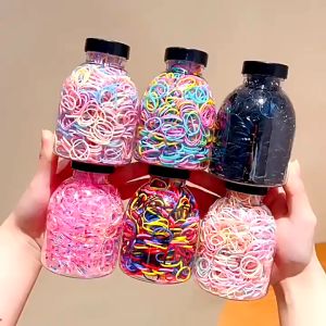 Bình 1000 thun cột tóc  dây chun buộc tóc nhỏ cho bé  chun buộc tóc nhiều màu BT05