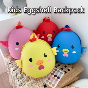 Kids Eggshell Backpack Waterproof Cartoon Boys Girls Bags Cute High Capacity Students School Bag