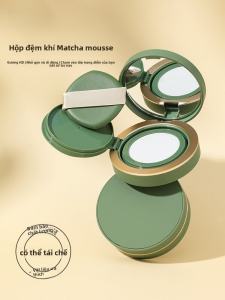 Hộp Đựng Phấn Nền Air Cushion Rỗng Hộp Ngoài Du Lịch Hộp Thay Thế Di Động Kèm Miếng Bọt Biển Gương Hộp Đựng Mỹ Phẩm Trang Điểm