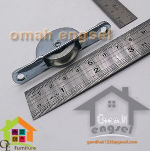 Roda Sliding Coax Roda Pintu Jendela 1 Inchi (25mm) A.01A Roda Ulih Gitsay Matex Coak Besar Showcase - Omah Engsel