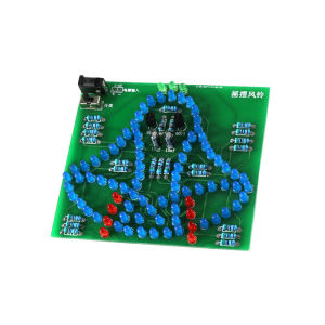 DIY Swing Wind Chime LED Electronic Wind Chime Flashing Light Soldering Circuit Board Kit