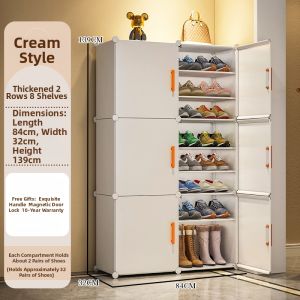 Multifloor Household Dustproof Shoe Cabinet