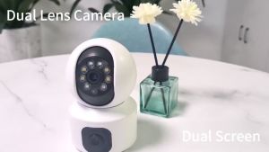 Loosafe 1080p Wireless cctv camera for house security ip camera Baby Monitoring 2MP Dual Lens  PTZ Security Camera Indoor Camera with Two-Way Intercom with ICsee