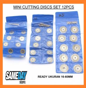 Mata Potong Diamond Cutting Disc Disk Mata Gerinda Mini Grinder Set 12 Pcs 18 20 22 25 30 40 50 60mm