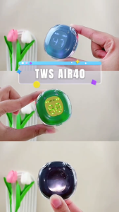 TWS AIR40 Wireless Bluetooth Earphones with Smart Touch Deep Bass Long Playtime for Music and Calls