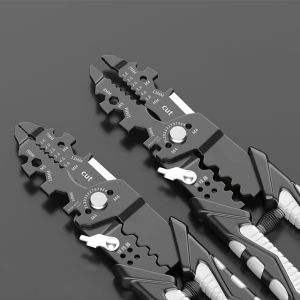 Tang Kupas Potong Kabel Kawat Penjepit Kabel Crimping Wire Stripper Multifungsi Tang Pemotong Kabel Listrik