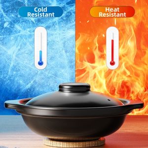 Large Heat Resistant Non-cracking Reinforced Clay Pot