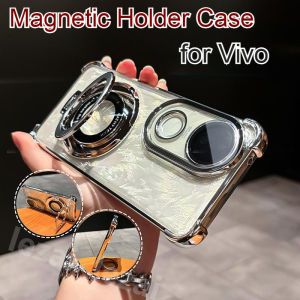 Vivo V50 Pro V 50 5G 2025 Case Vivo V40 V30 V29 V27 Pro V29e V27e 5G Case with Holder Camera Protector Clear Aesthetic Shockproof Thickened