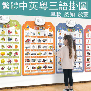 Early Education Audio Wall Stickers Childrens Baby Enlightenment Toys Simplified Chinese Cognitive Wall Stickers Finger Point Reading