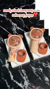 MGHL0778 Kipas Angin Mini Karakter Capybara Mini Fan USB Bisa Di Genggam Dan Duduk
