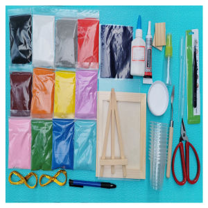 Cloisonne Enamel Handcrafted Painting Cloisonne Gold Lines the Color Sand Psinting Handmade Material Kit DIY Suit Job Design