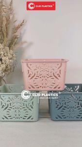 Grosir 1 Dus Keranjang Clio Plastik Quattro 8360 - Keranjang Serbaguna