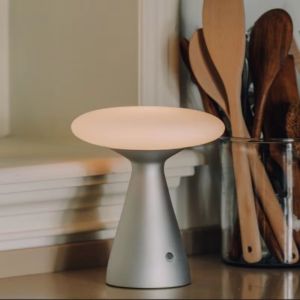 💥Dream Best🔥 Mushroom Vintage Stepless Dimming Wireless Rechargeable USB Aluminum Desk Table Light Floor Lamp Bedroom Indoor Home Decoration
