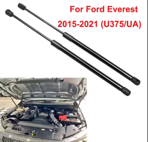 2PCS Front Hood Lift Support Struts For 2015 2016 2017 2018 2019 2020 2021 Ford Ranger Ford Everest 2nd (U375/UA) Gas Springs Bonnet Shock Absorber Damper Prop Rod Bar