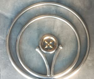 Stainless design logo Signage 42.5cm