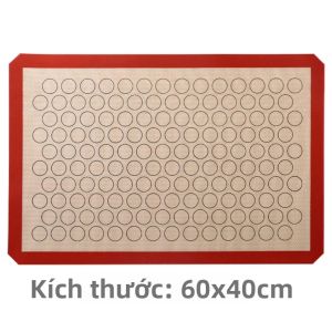 Tấm Lót Làm Bánh Macaron Bằng Silicon Chống Dính Có Thể Tái Sử Dụng Chịu Nhiệt Kèm Miếng Nhào Bột Thân Thiện Với Môi Trường Dụng Cụ Làm Bánh Nhà Bếp