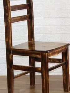 Modern Simple Style Wooden Dining Chair Home Use Adult Seat Furniture Backrest Rural Computer Chair Solid Wood Restaurant Bench