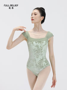 FULLBELIEF | Áo Leotard Ballet Gymnastics Tập Luyện Dải Vải Nhung Dây Mảnh Cho Kỳ Thi