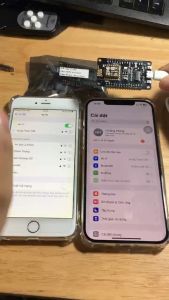 Đã nạp cod Kít RF thu phát wifi ESP8266 NodeMCU Lua V3 CH340 Đế Kit Lua