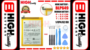 Baterai Oppo F7 CPH1819 / Oppo A3 CPH1837 / F7 Youth CPH1859 Battery BLP661 BLP665 Batre HighQuality