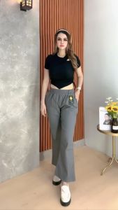 CELANA CUTBRAY WANITA BASIC PANTS BAHAN KATUN TWILL COMBED