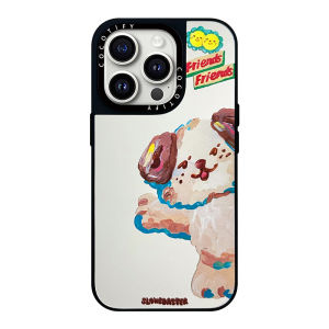 CASY Collaborative Cute Doodle Doggies Collection Celebrity 15 Compatible 16 Internet Famous 14Plus Adorable 13 Anti-Fall 12/15Promax Magnetic Phone Case
