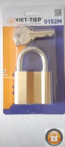 [Hỏa tốc HCM] KHÓA TREO ĐỒNG VIỆT TIỆP 0152M (Mẫu new - quét mã QR) CAM KẾT CHÍNH HÃNG 100%