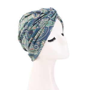 Women Muslim Floral Print Turban Hat Hijab Scarf African Islamic Hair Loss Hat Chemo Islamic Arab Cap Hat