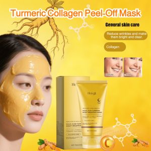 Pore Hydration Mask Turmeric Collagen Nourishing TearOff Mask Lighten Dullness Firm Skin