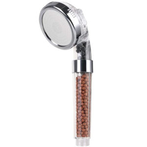 Zhangji 3 Functions High Pressure SPA Shower Head Water Saving Handheld Rainfall Bathroom Accessory Anion Filter Shower