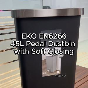 EKO Dustbin | HANA | 45L | EK6266 | Step Pedal Dustbin | Soft Closing | Trash Bin