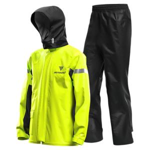 Motowolf | Rainproof Waterproof Jacket and Pants Set Lightweight